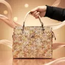 Women's Zigzag Pattern Shoulder Bag – Stylish & Everyday Use
