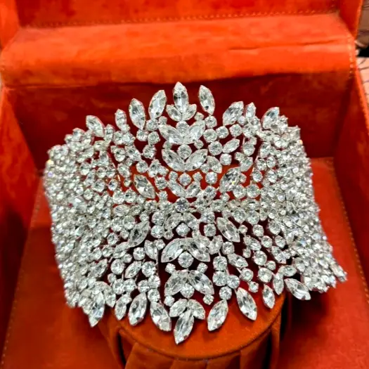 Custom Designed Bridal Tiara with 10-Year Warranty