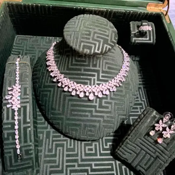 Silver with Zircon Stones - 6-Year Warranty