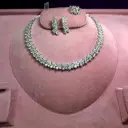 Rhodium Plated Elegant Women's Jewelry Set with Zircon Stones – 10-Year Warranty
